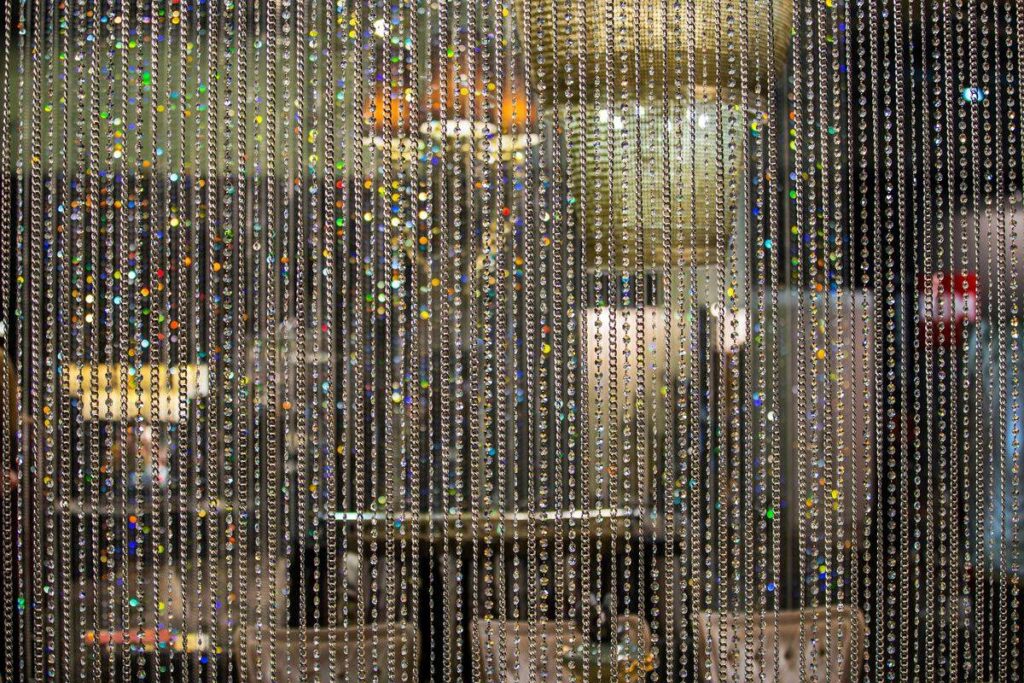 Crystal beaded curtains