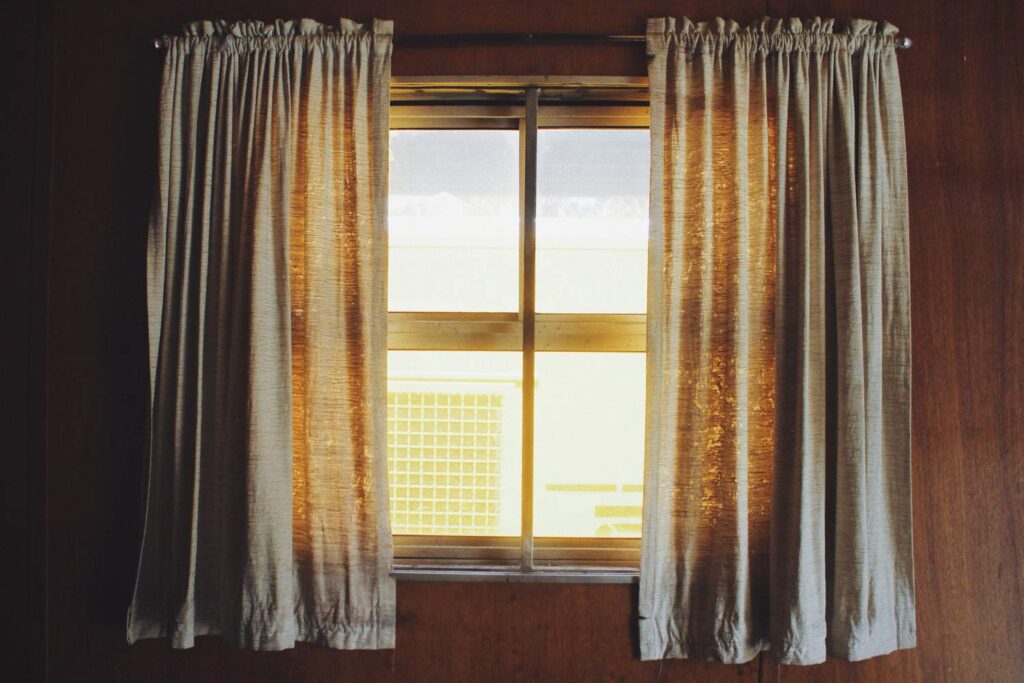 Rod pocket curtains