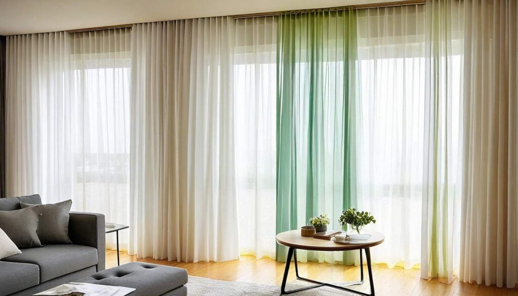 sheer Curtains for living room